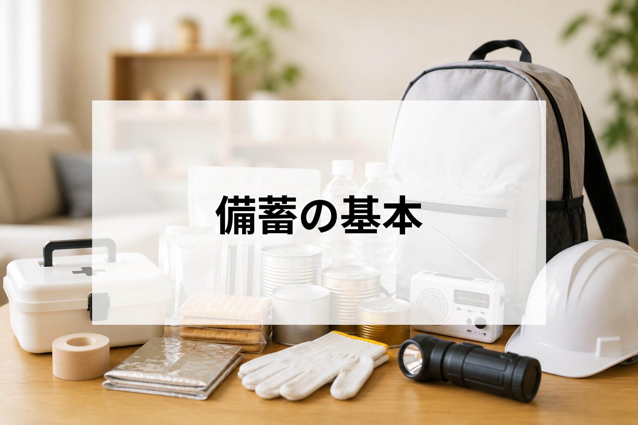 備蓄の基本