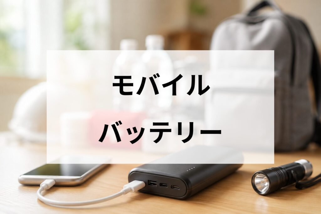 モバイルバッテリー